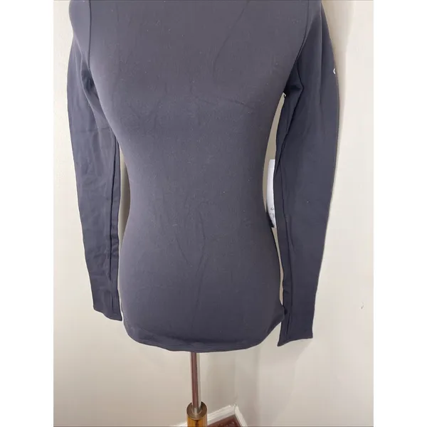 New Alo Airbrush Winter Warm Nocturne Long Sleeve Black Small S - Image 7