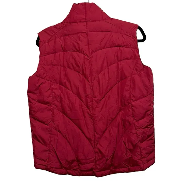 Cabela's Goose Down Puffer Vest Pink Quilted Zip Up Lightweight Outdoor Women's Small‎ - Image 3