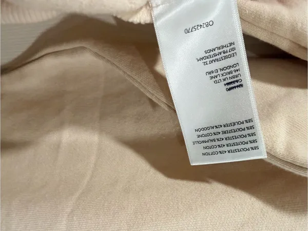 NWOT Maeve Anthropologie Size XL Dog Gift Bow Graphic Sweatshirt Beige Gold - Image 6