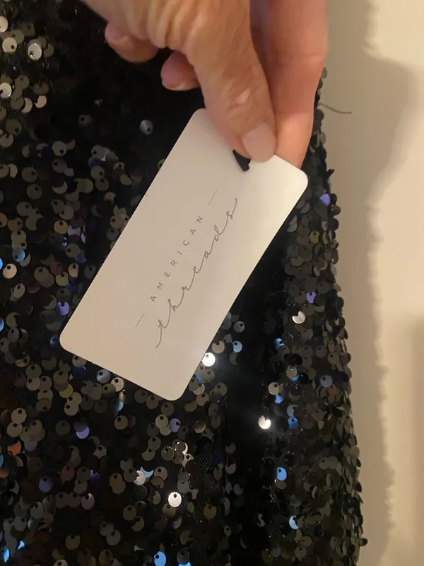 American Threads Black sequin dress - Image 2