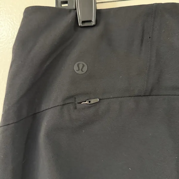 Lululemon In‎ Power Mid Rise Crop Pants Womens 10 Black W6BDQS - Image 3