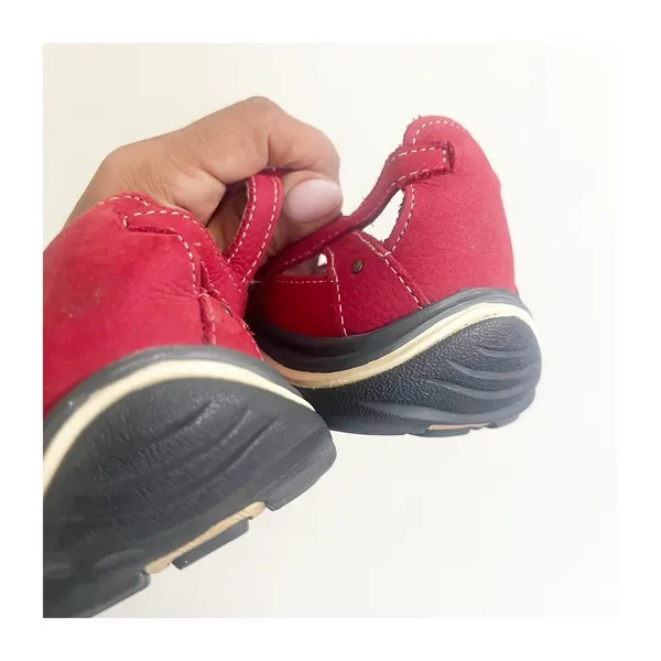 JAMBU Spain Red Suede Strappy Mary Jane Style Sandals Women’s Size 9 Comfort - Image 10