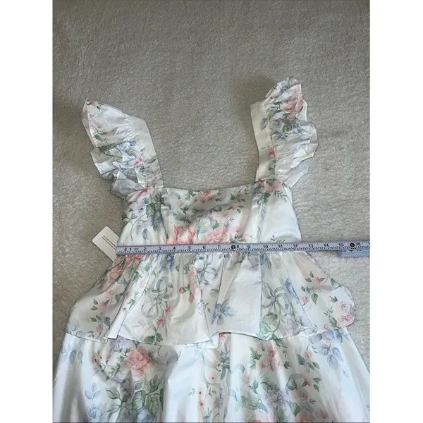 Selkie Mrs. Darcy Weekender Jumpsuit XS NWT Floral Wide Leg Cottagecore - Image 9
