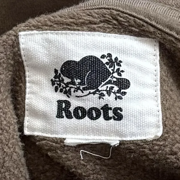 Roots Brown Hoodie Comfort Outdoors Canadian‎ Athleisure Capsule Unisex XL - Image 10