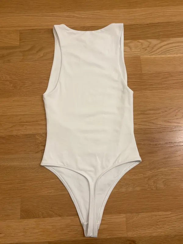 Aritzia Original Contour 90s Bodysuit White Size XXS - Image 5