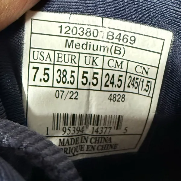 Brooks Ghost 15‎ Blue/Pink Women Running Sneakers 1203801B469 - SZ 7.5 - Image 8