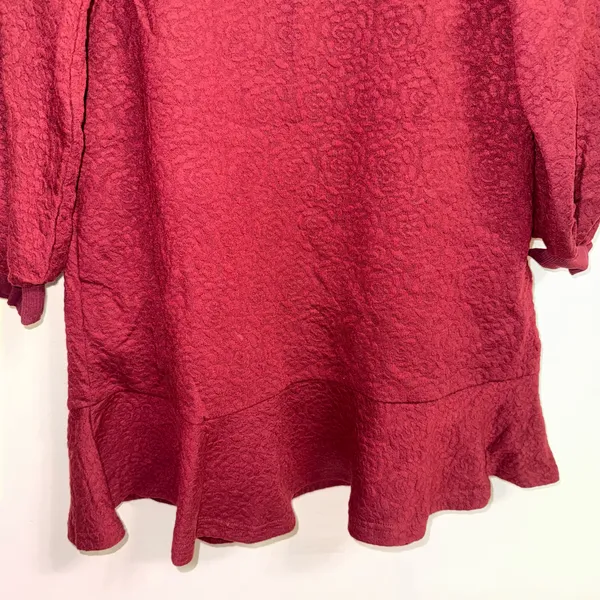NWT $138 Anthropologie x Mare Mare Wine Odila Tunic Mini Pullover Dress S - Image 10