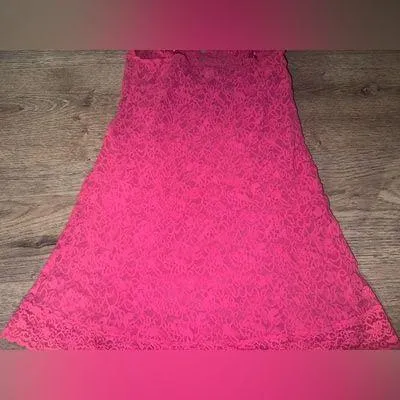 Victoria’s Secret RARE Y2K HOT PINK LACE Mini Lingerie Dress Large - Image 8
