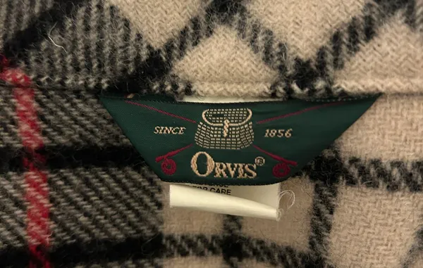 Orvis Vintage Plaid Wool Unlined Car Coat Made in USA - Image 5