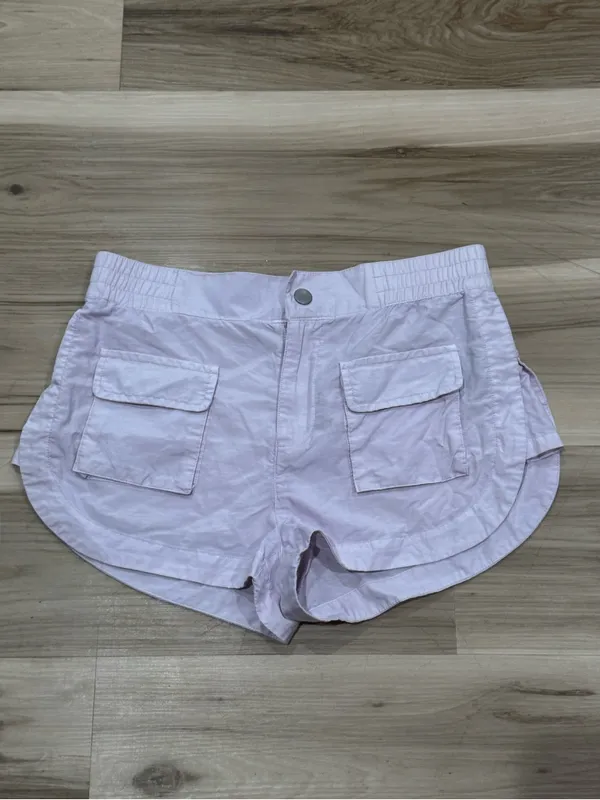 Urban Outfitters Pink Utility Pull On Shorts Women’s Small - Image 3