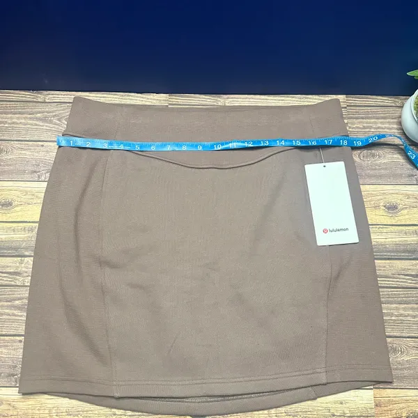 Lululemon Scuba High Rise Mini Skirt NWT Size XL (TPTC) LW8ALSS - Image 7