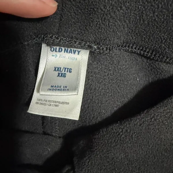 Old navy black joggers size XXL - Image 3