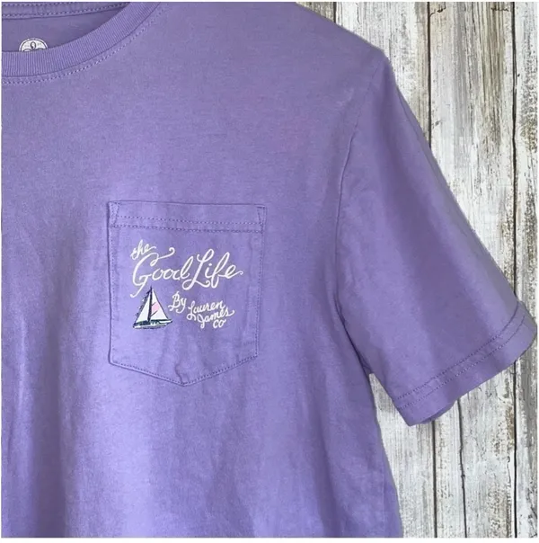 Lauren James Purple Tee •Medium - Image 2