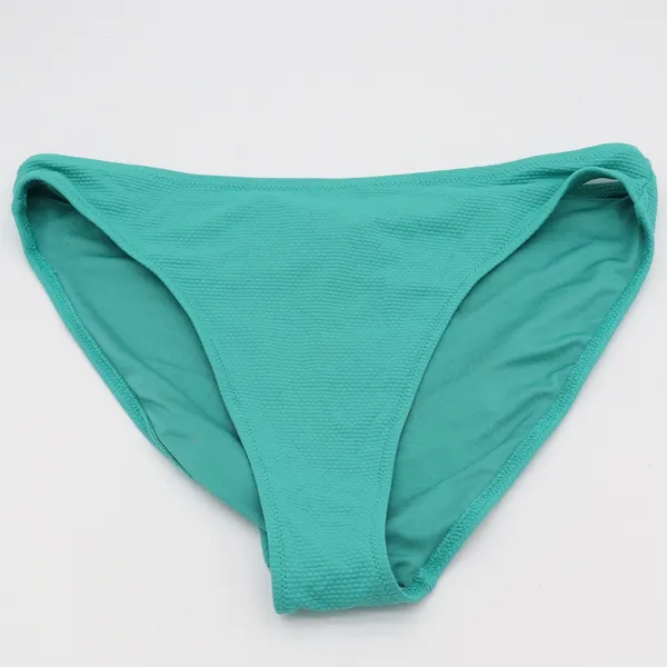 Old Navy Bikini Set Womens M Textured Underwire High Cut Teal Excellent - Image 6