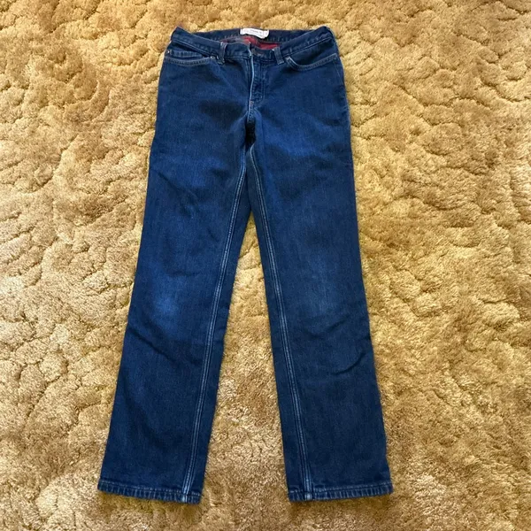 Carhartt Flannel Lined Jeans Original Fit Straight Leg Women’s 6 Regular Denim - Image 8