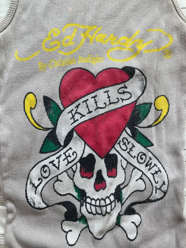 Ed Hardy Skull Tank Top - Image 3