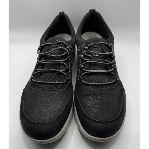 Clarks Cloudsteppers Women 11 Black Arla Glace Bungee Sneakers Walking Shoes - Image 4