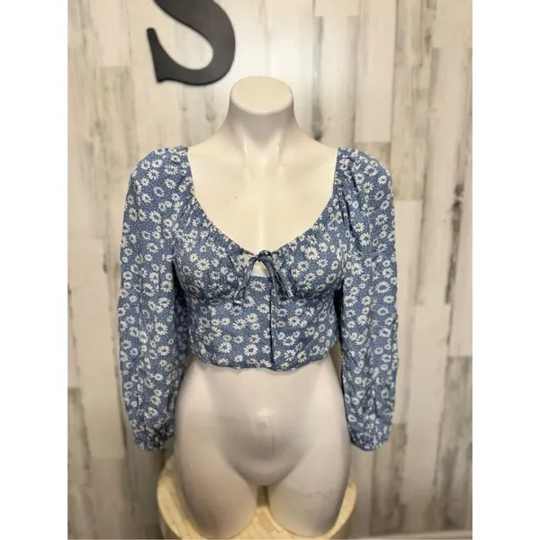 Wild fable blue blouse - Image 7
