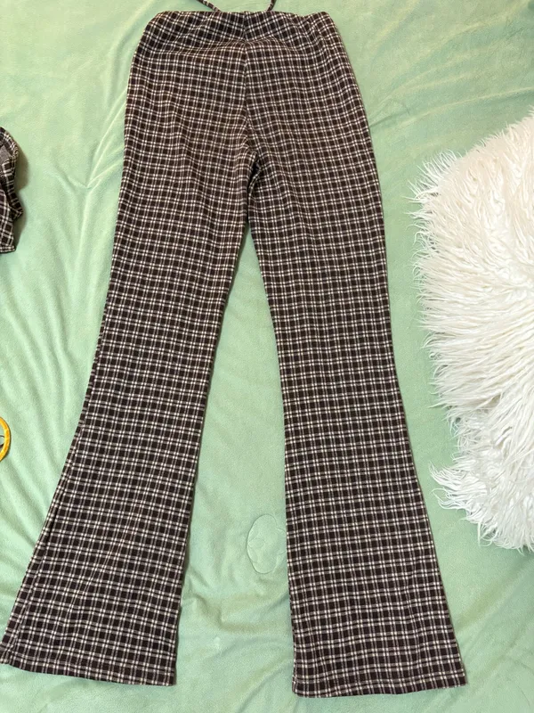 Gingham set Brown - Image 3