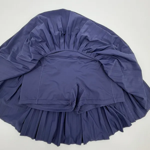 Gold Hinge Athletic Pleated Skort Blue Purple Tennis Golf Pickleball Skirt S - Image 8