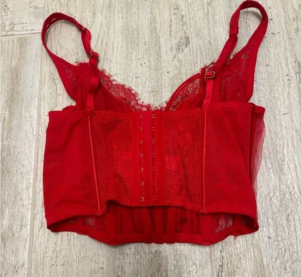 Victoria's Secret Red Corset - Image 4