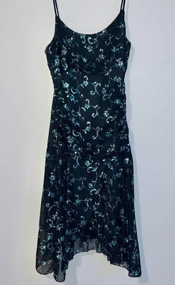 Vintage 90s/Y2K Vanity Glitter Dress - Image 2