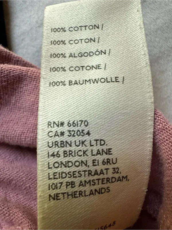 Free People We The Free XS Mauve Cotton Raw Seam Relaxed Cap Sleeve Top - Image 5