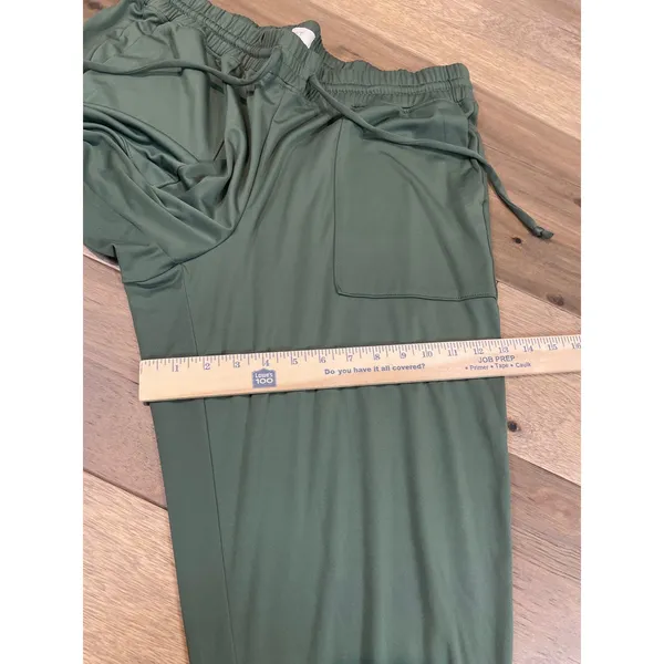Loft Outlet Sweatpants Size XL Olive Green Lightweight Elastic Waist Drawstring - Image 8