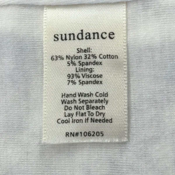 Sundance Lace Tank Top Womens‎ SM Ivory Sleeveless Boho Romantic Cottagecore - Image 9