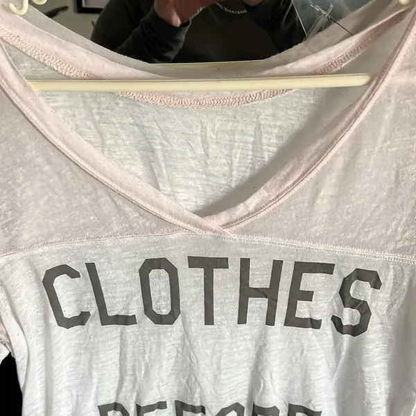 Clothes before bros v neck raglan style T shirt size medium - Image 2
