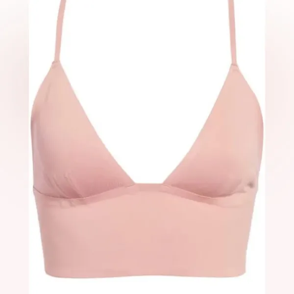 Intimately Free People Longline Neo Bralette‎ Pink Small New - Image 7