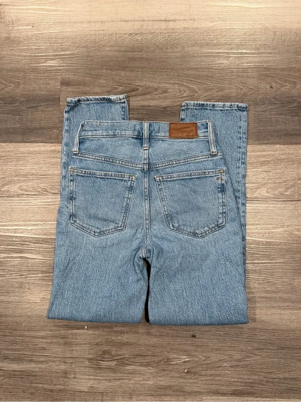Madewell The Perfect Vintage Jean Womens Light Wash High Rise Straight Leg Sz 23 - Image 10
