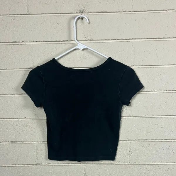 Brandy Melville Black Ashlyn Top one size - Image 3