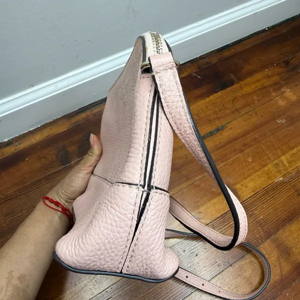 kate spade Pale Pink Pebbled Leather Crossbody - Image 4