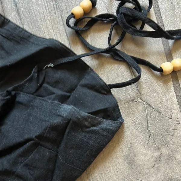Mango Black Dress with Beaded Accents - Image 10