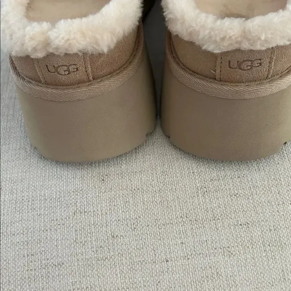 Ugg New Heights Cozy Clog Driftwood Shoes - Women'S 12, Nwot - Image 6