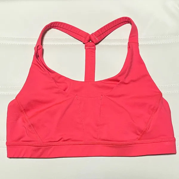 Lululemon Pack It In Bra Neon Pink Size 8 - Image 9