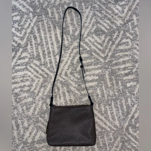 Michael Kors Dark Brown Crossbody Bag - Image 7