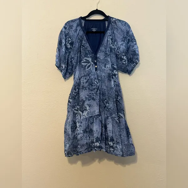 Love Kyla‎ Jada Chambray Navy Dress Size Small - Image 4