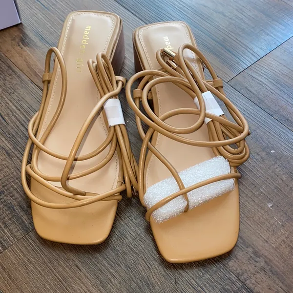 Madden Girl tan Strappy Sandals - Image 3