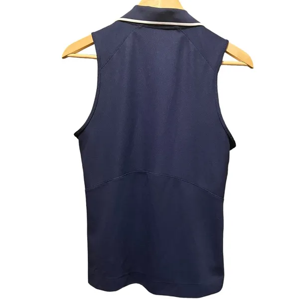 Athleta Every Day Polo Ultra=Lightweight Tank Top‎ Size Small Navy Blue - Image 6