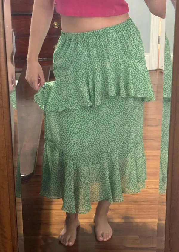 Floral Maxi Skirt - Image 4