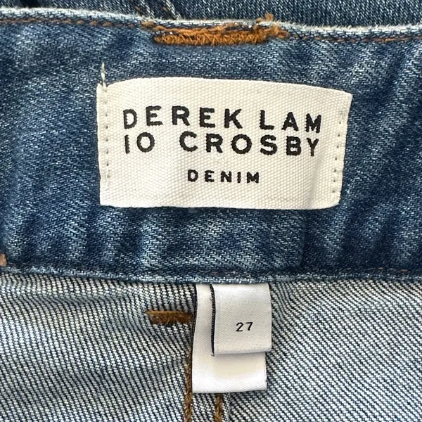 10 Crosby Derek Lam Alexa Barrel Jeans Size 27 High Rise Cropped Blue - Image 7