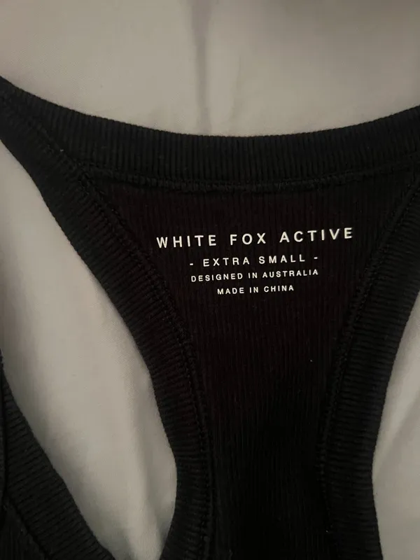 White Fox active tank top size XS - Image 5