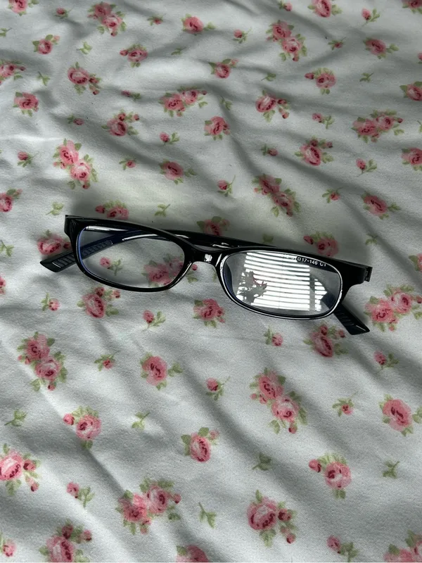 Cosplay Office Siren Black Rectangular Eyeglasses - Image 2