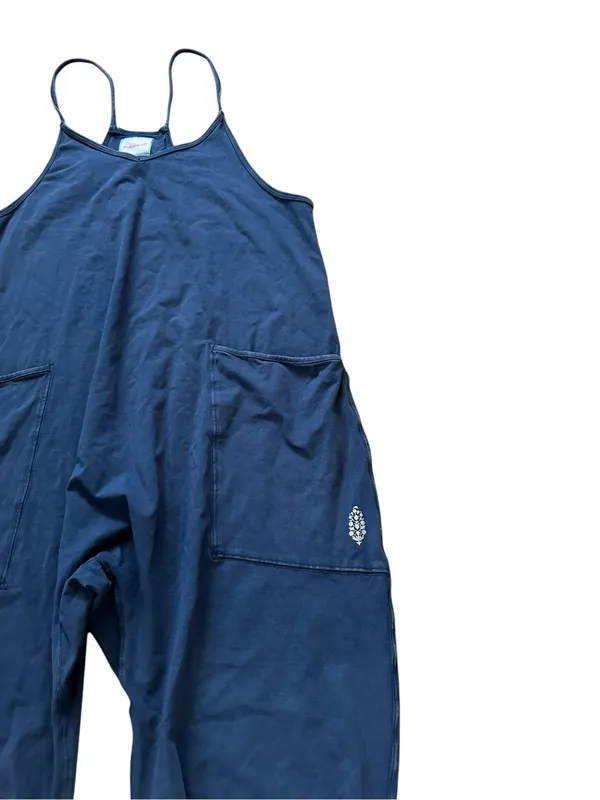 FP Movement Free People Hot Shot Jumpsuit Misty Blue Bohemian Athleisure NWOT - Image 3