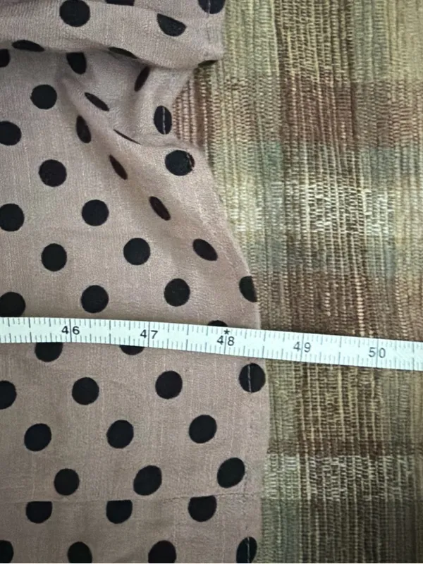 Polka Dot Maxi Dress in Dusty Rose Pink Size M - Image 5