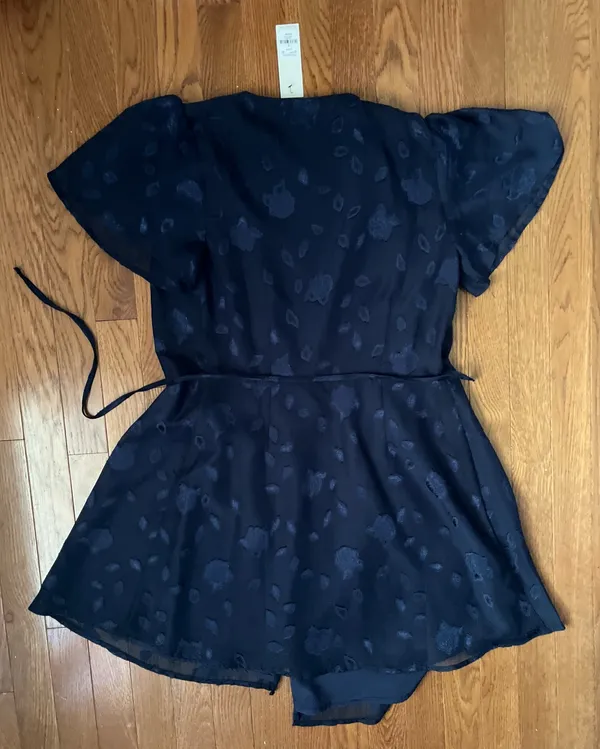 Navy Francesca's Wrap Dress - Image 3