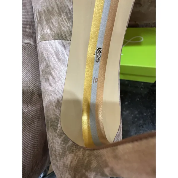 Sam Edelman Hazel Ivory Twill High Heels H37919F101 Size 10 - Image 6