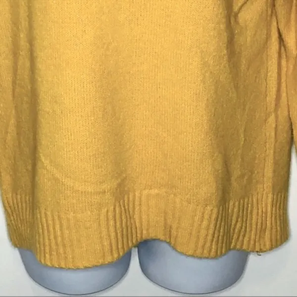 Workshop Republic Mustard Yellow Hi-Low Sweater | XL - Image 5